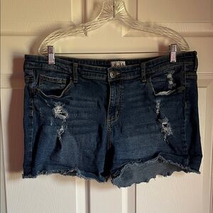 Mudd Distressed Jean Shorts
